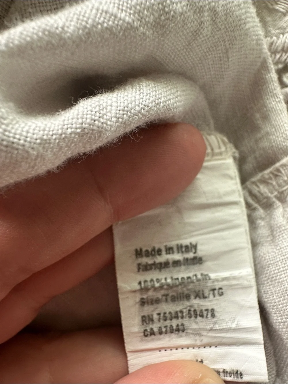 ✨ Rosemarine Italian 100% Linen Sleeveless Pintuck Eyelet Hem Dress Women's XL✨ - Picture 8 of 12